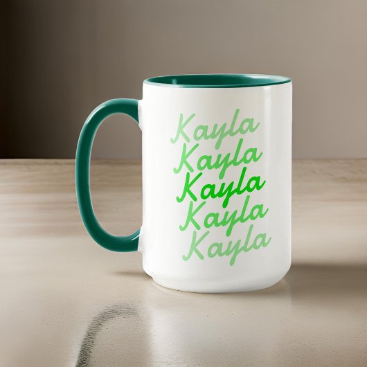 Mug Simple Moderne Typographie Cool Nom 