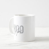 Mug Simple, moderne, urbain, design tendance Love Woo (Devant gauche)