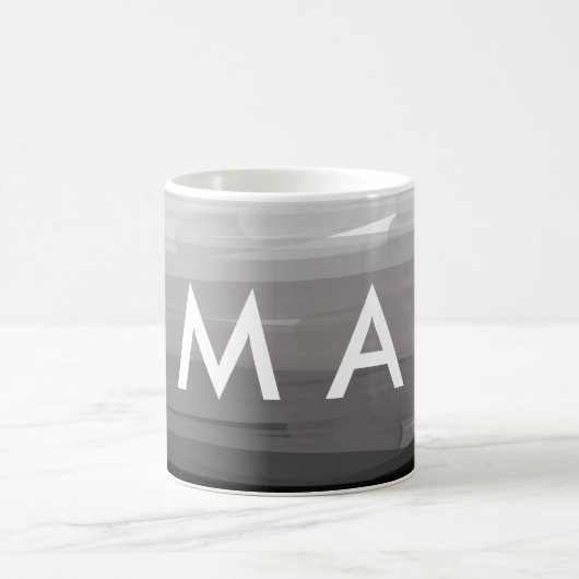 Mug Simple monogram add your name letter man minimal t (Centre)