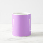 Mug Simple Monogramme | Dégradé Rose/Violet Subtil (Centre)