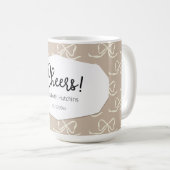 Mug Simple motif de nœud moderne (Devant droit)