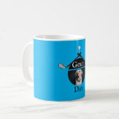 Mug Simple National golf amoureux chien de chien (Devant gauche)