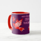 MUG SIMPLE OISEAU NOUVELLE ANNÉE COMME CADEAU POUR (Devant gauche)