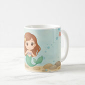 Mug Simple petite sirène mignonne (Devant droit)