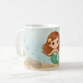 Mug Simple petite sirène mignonne (Devant gauche)