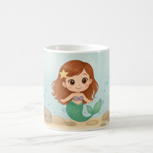 Mug Simple petite sirène mignonne (Centre)