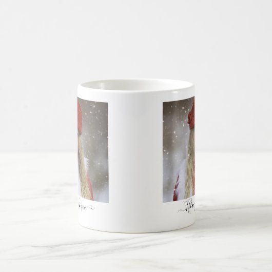 Mug Simple Photo Calligraphie Script Nom Musique perso (Centre)