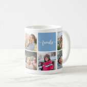 Mug Simple Photo Collage Famille moderne Maman Papa En (Devant droit)