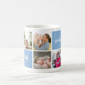 Mug Simple Photo Collage Famille moderne Maman Papa En (Centre)
