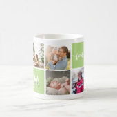 Mug Simple Photo Collage Famille moderne Maman Papa En (Centre)