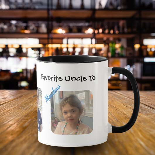 Mug Simple Photo Favorite Uncle Personalize