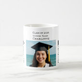 Mug Simple photo moderne de diplômé (Centre)