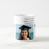 Mug Simple photo moderne de diplômé (Centre)