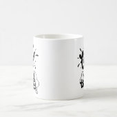Mug Simple Positivité Citation joyeuse Typographie aud (Centre)