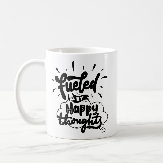Mug Simple Positivité Citation joyeuse Typographie aud (Gauche)