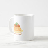 Mug Simple Positivité Pensez Pastatif Mignon Spaghetti (Devant gauche)