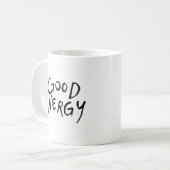 Mug Simple Positivity Minimalist Good Energy Bold  (Devant gauche)