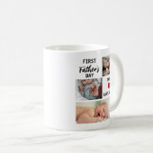 Mug Simple première Fête des pères personnalisée 3 pho (Devant droit)