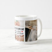 Mug Simple première Fête des pères personnalisée 4 ima (Devant droit)