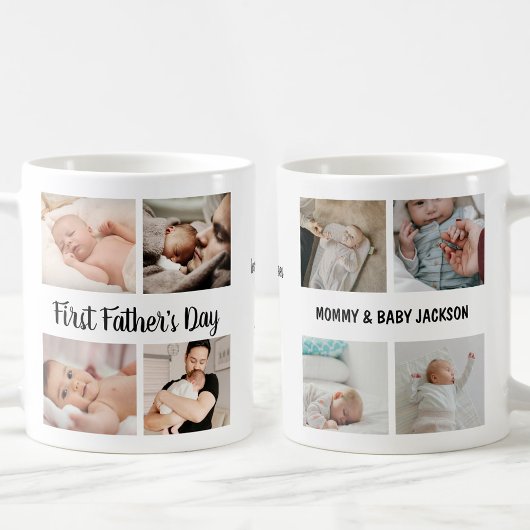 Mug Simple première Fête des pères personnalisée 8 ima
