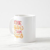 Mug Simple Productivité Quotidienne Rappel Citation Vi (Devant gauche)