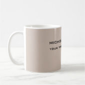 Mug Simple Professionnel Moderne (Gauche)