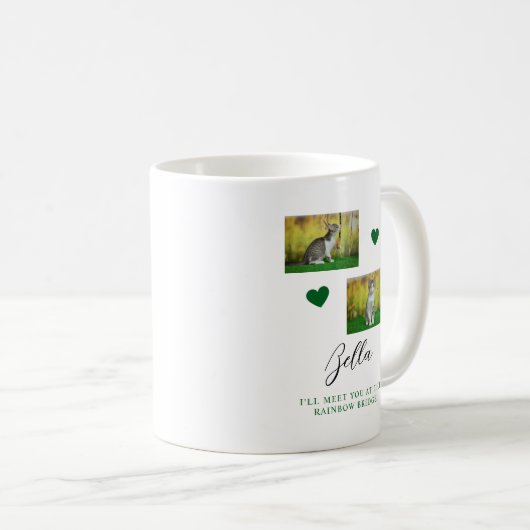Mug Simple Rainbow Bridge Cat Memorial (Devant droit)