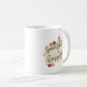 Mug Simple Rappel Chaud Joie Soleil Bonheur Doux (Devant droit)
