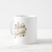 Mug Simple Rappel Chaud Joie Soleil Bonheur Doux (Devant gauche)