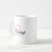 Mug Simple Saint-Valentin (Devant gauche)