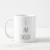 Mug Simple Script Encourageant Je Suis Suffisamment Th (Gauche)