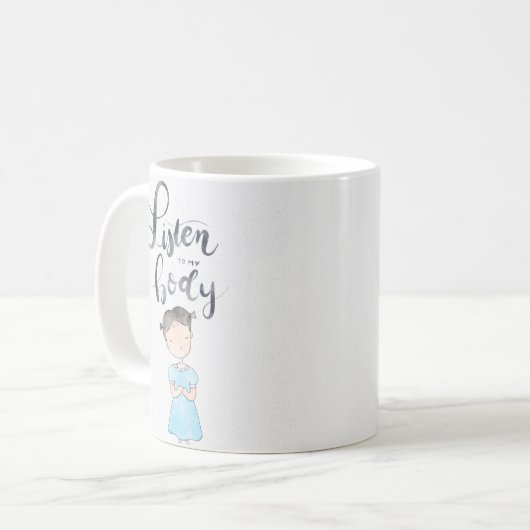 Mug Simple Sens Amour Soi Doux Look Calmant (Devant gauche)