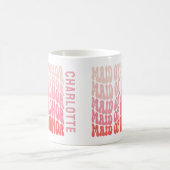 Mug Simple servante d'honneur des années 60 rose moder (Centre)