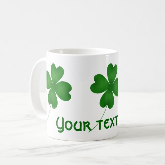 Mug Simple shamrock (Devant gauche)
