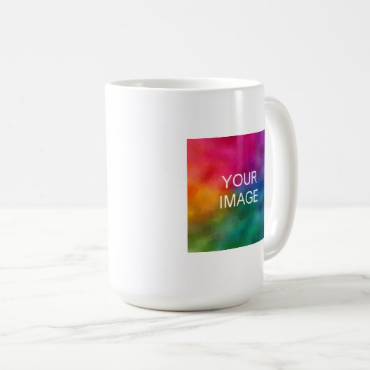 Mug Simple Template Upload Your Photo Image Here (Devant droit)