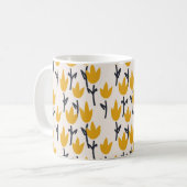 Mug Simple tulipe fleur transparente motif (Devant gauche)