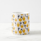 Mug Simple tulipe fleur transparente motif (Centre)