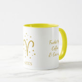 Mug Simple Typoghraphy Aries Zodiac Symbol Coffee (Devant droit)