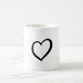 Mug Simple Valentine Nom Coeur (Centre)