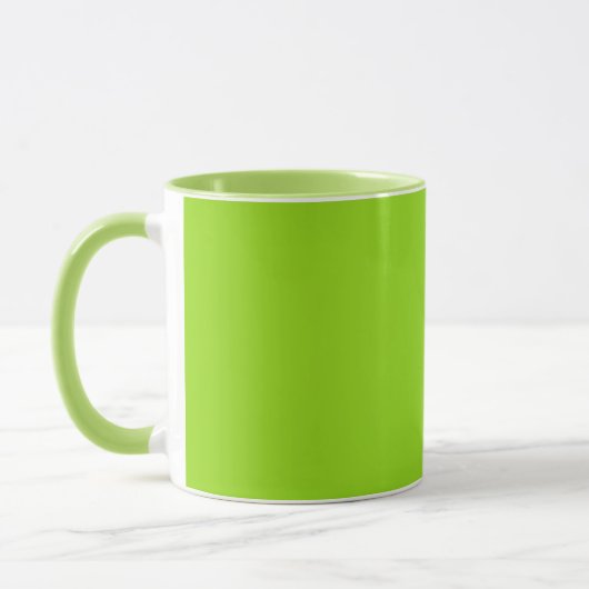 Mug Simple vert uni (Gauche)