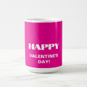 Mug Simple White Clean Joyeux Valentines Jour | Hot Pi (Centre)