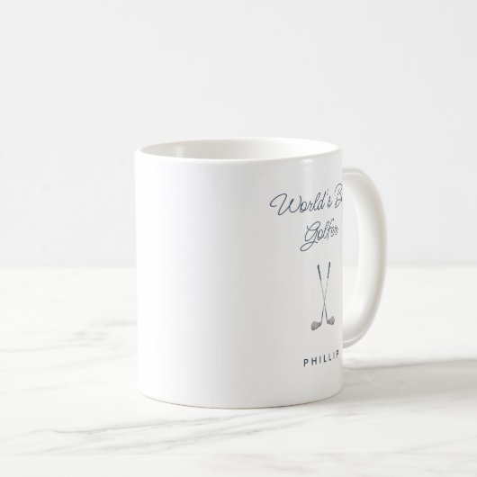 Mug Simple World's Best Golfer (Devant droit)