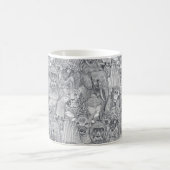 Mug simplement animaux de la jungle africaine gris fer (Centre)
