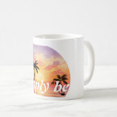 Mug Simplement être une esthétique graphique de couche (Devant droit)