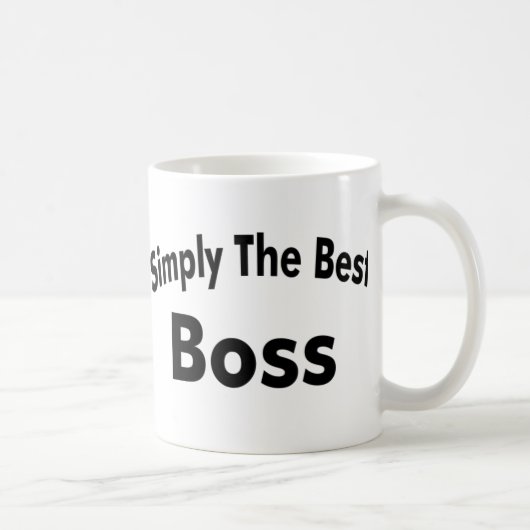 Mug Simplement le meilleur patron (Droite)