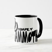 Mug Simplement Mammoth (Devant droit)