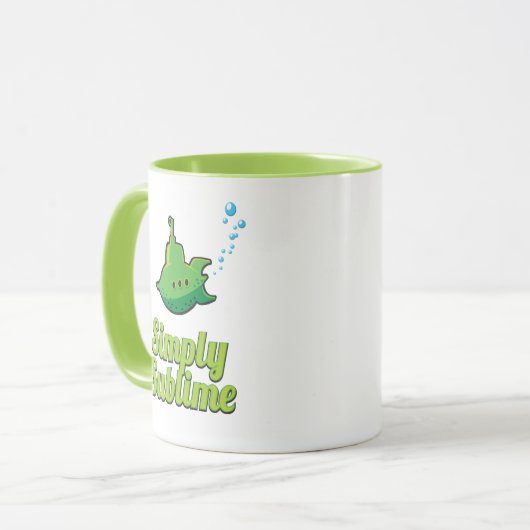 Mug Simplement Sublime. (Devant gauche)