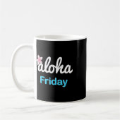 Mug Simplement vendredi aloha Plumeria Vacances Hawaïe (Gauche)