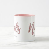 Mug Simples clous d'huile d'or Rose (Centre)