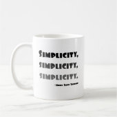 Mug Simplicité (Gauche)